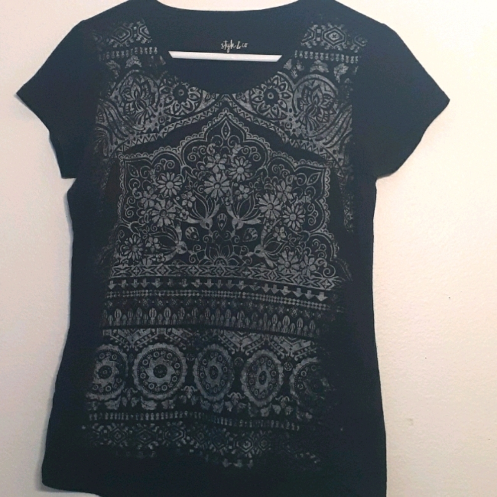 Black Mandala Shirt